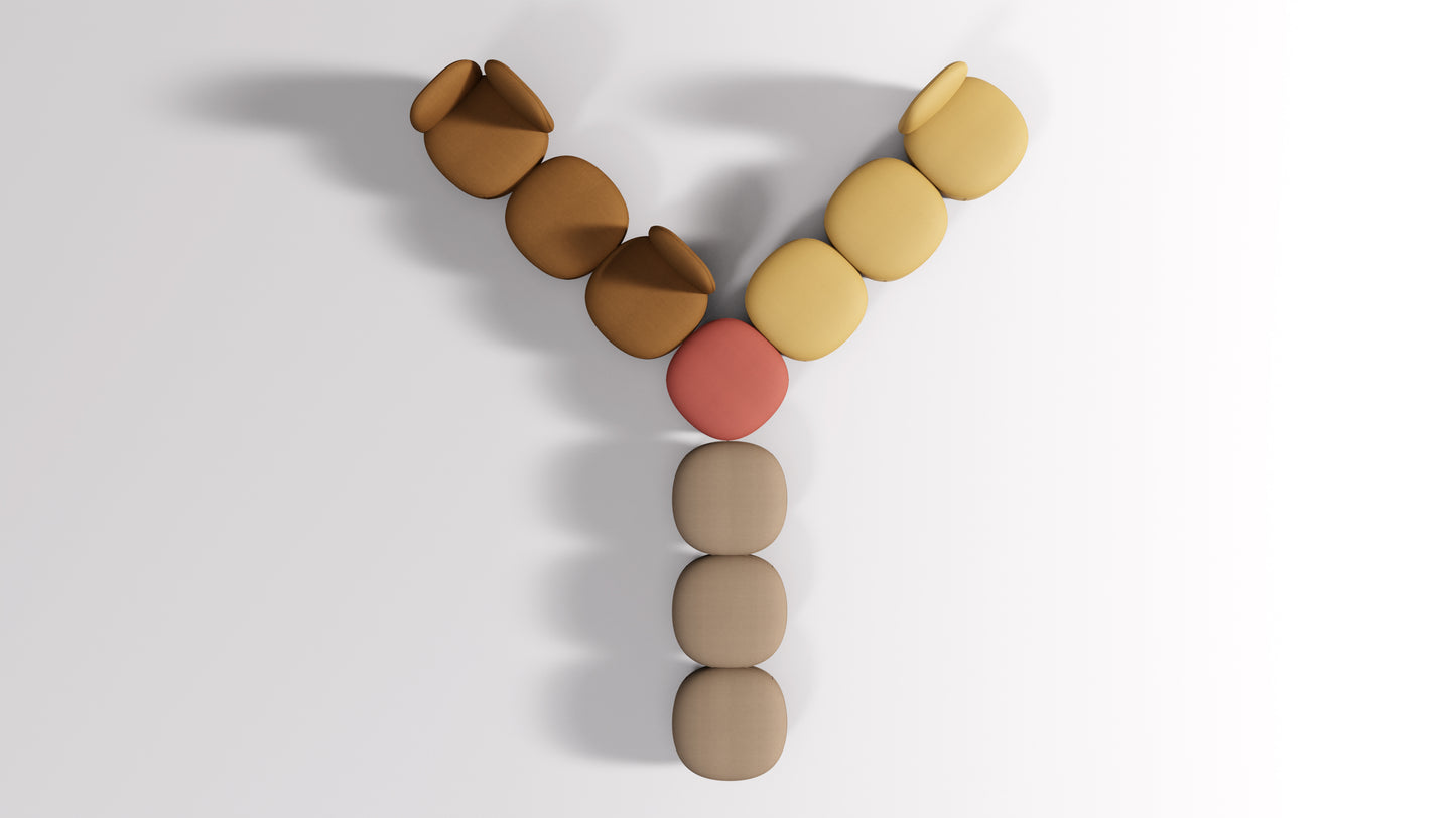 Pouf To-Go Beackrest di Gaber