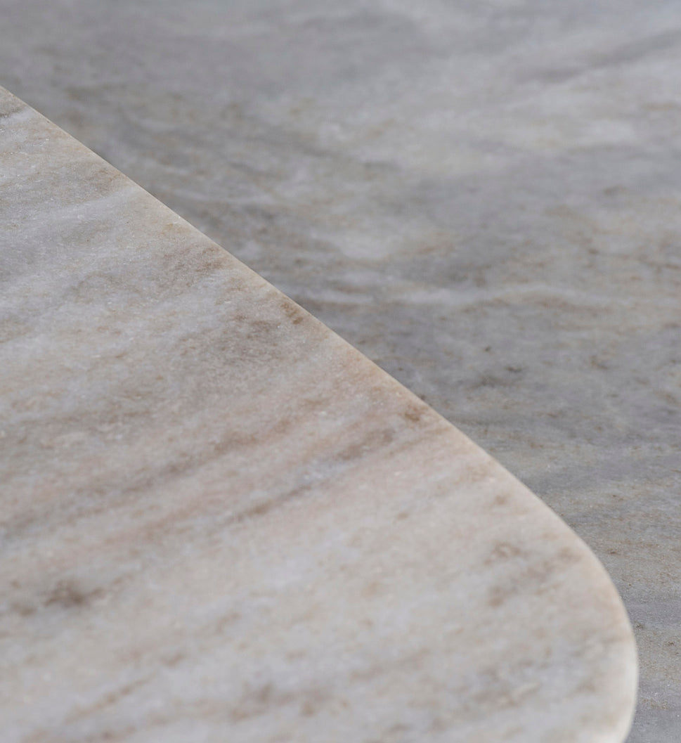 Black Marble Side Table