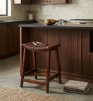 Mostra immagine High Braided Leather Stool 2