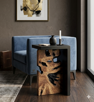Teak Root Side Table